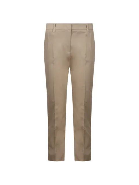 Weekend Max Mara slim-fit cotton-gabardine trousers