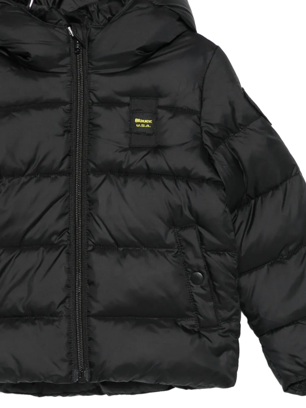  Blauer Hooded Padded Jacket - Black 