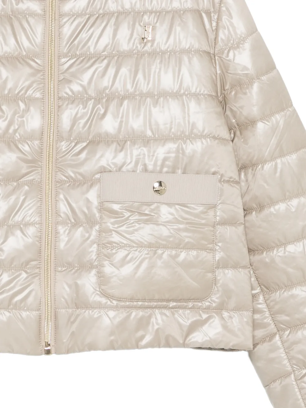  Herno Kids Quilted Zip-up Jacket - Neutrals 