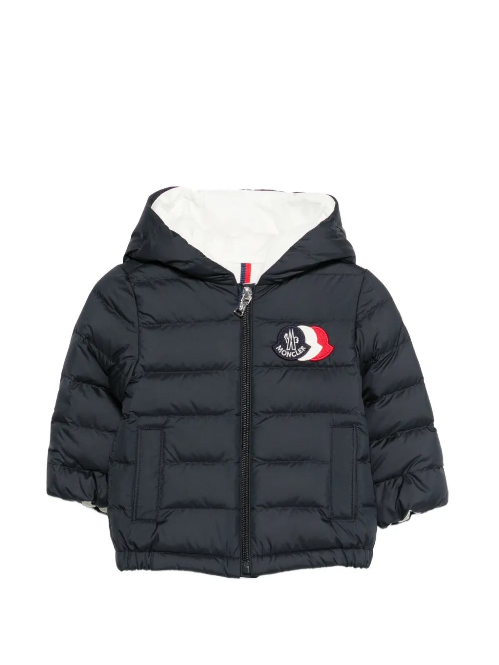 Moncler Enfant Hakan gewatteerd donsjack Blauw
