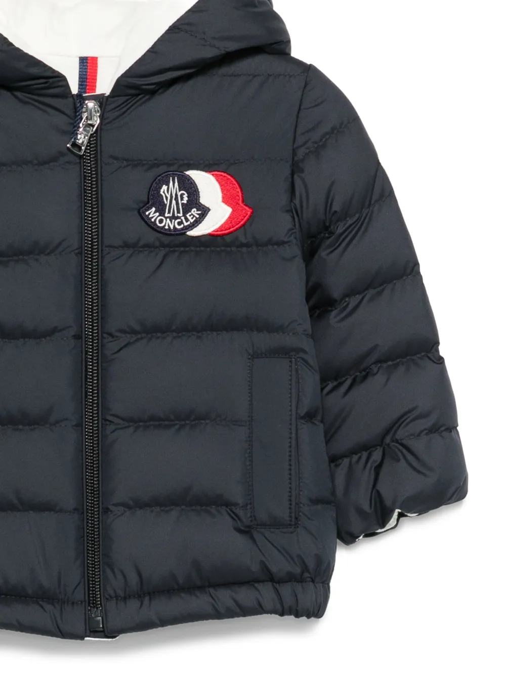 Moncler Enfant Hakan gewatteerd donsjack Blauw