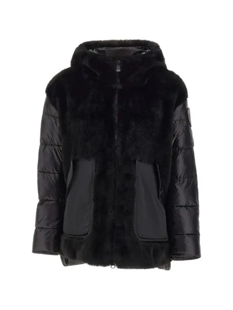 Blauer Estrella faux-fur quilted coat