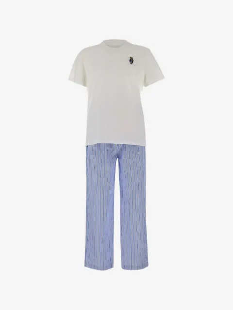 Polo Ralph Lauren embroidered striped pyjamas