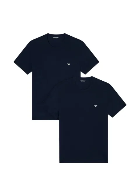 Emporio Armani crew-neck logo T-shirt (set of two)