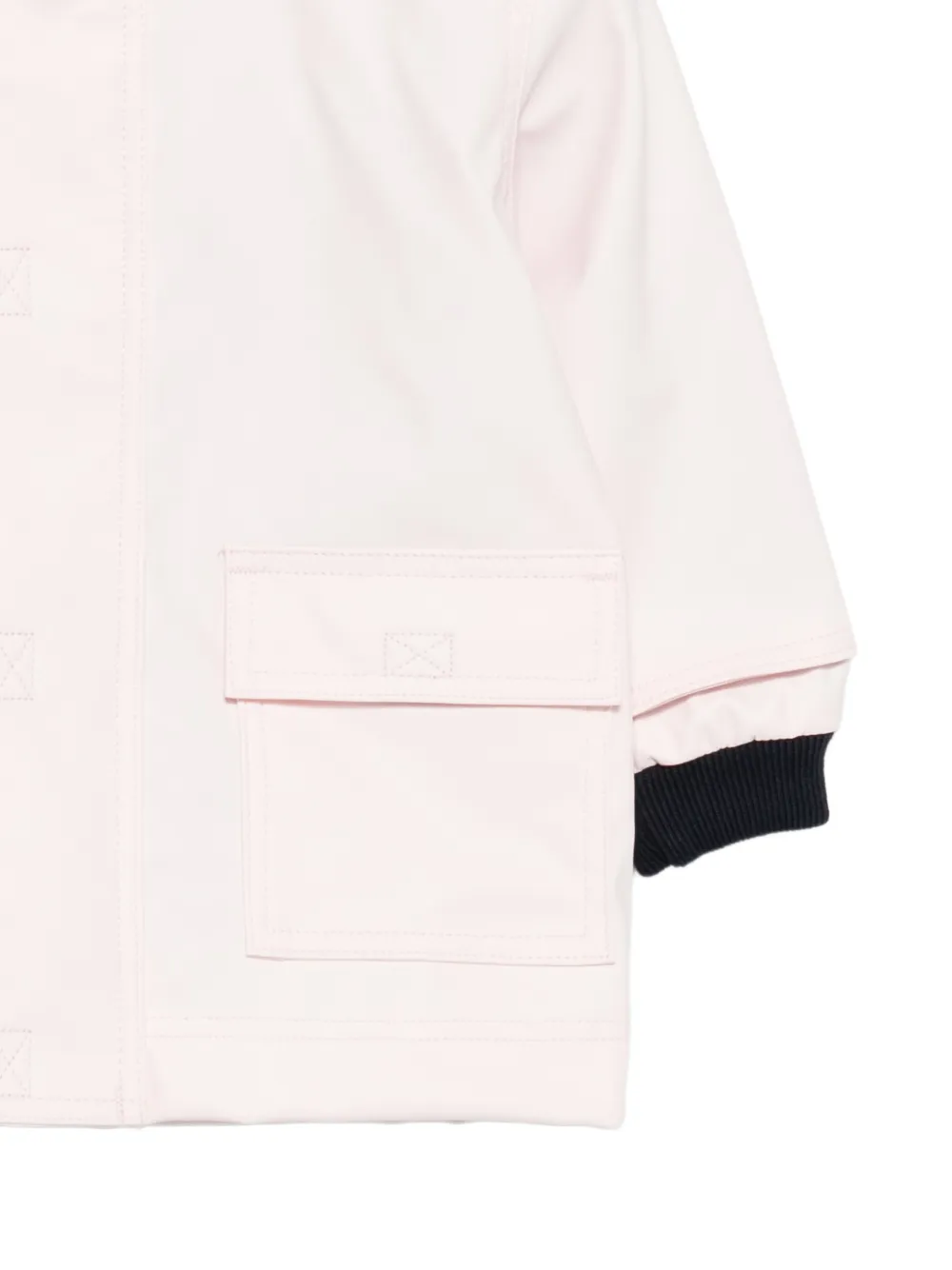 Petit Bateau Jack met capuchon en zak Roze