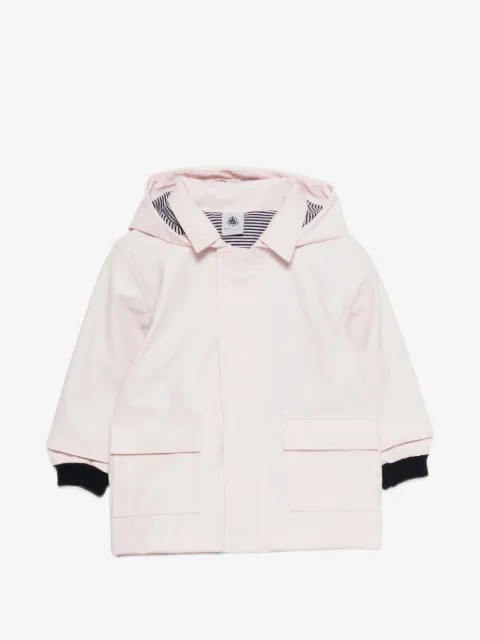 Petit Bateau hooded pocket jacket