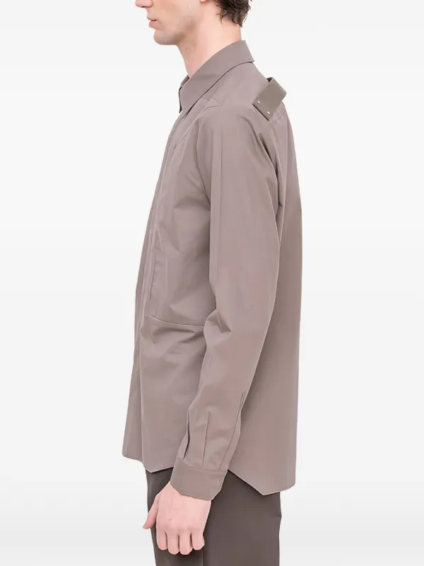 Rick Owens long-sleeve Shirt | Grey | FARFETCH JO