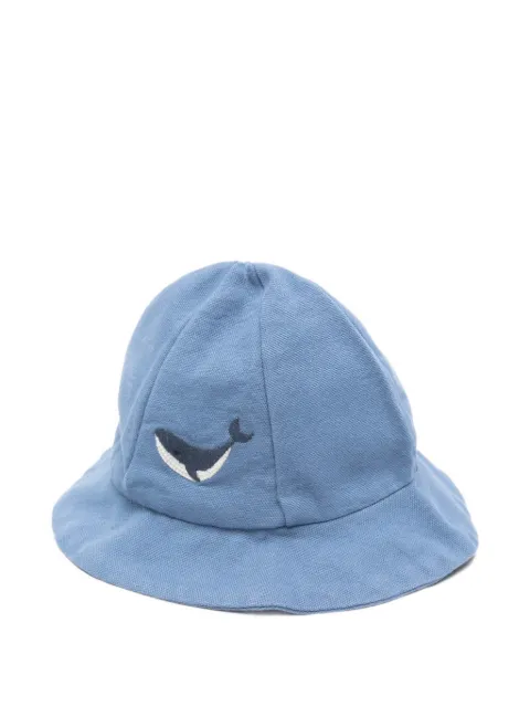 Donsje Steijn embroidered-whale hat