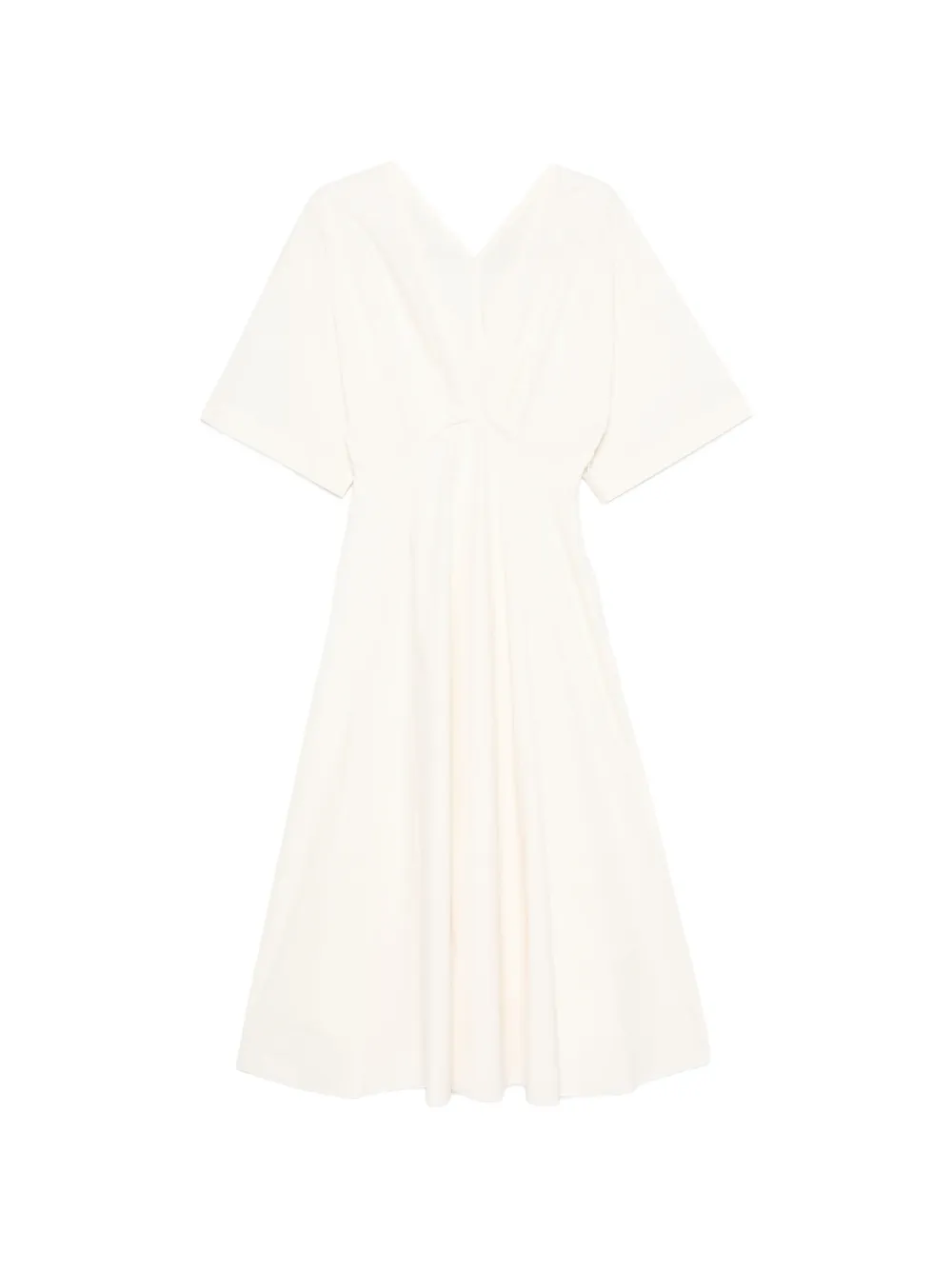 Forte Forte V-neck dress - Toni neutri