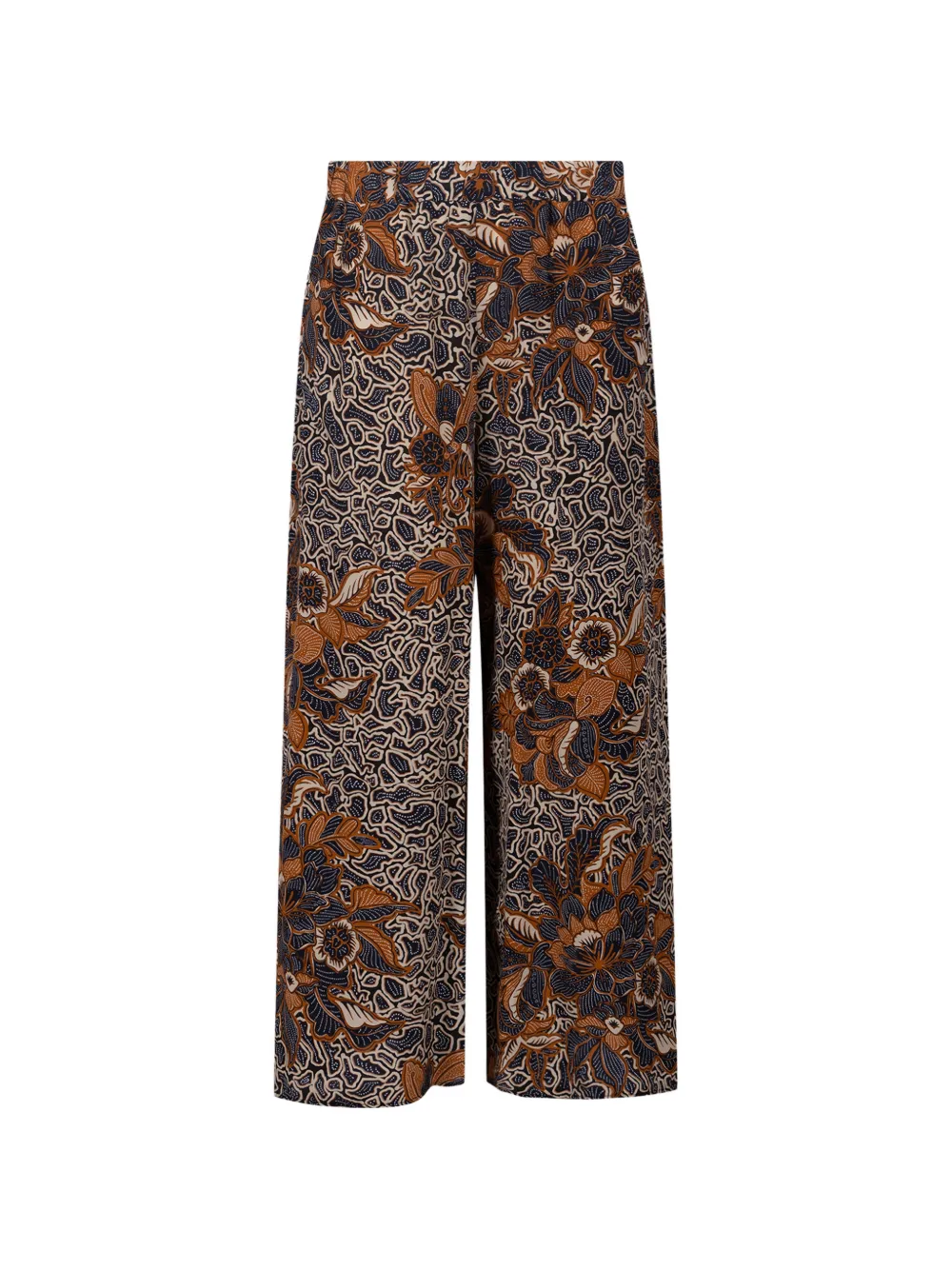  Weekend Max Mara Floral-print Trousers - Brown 