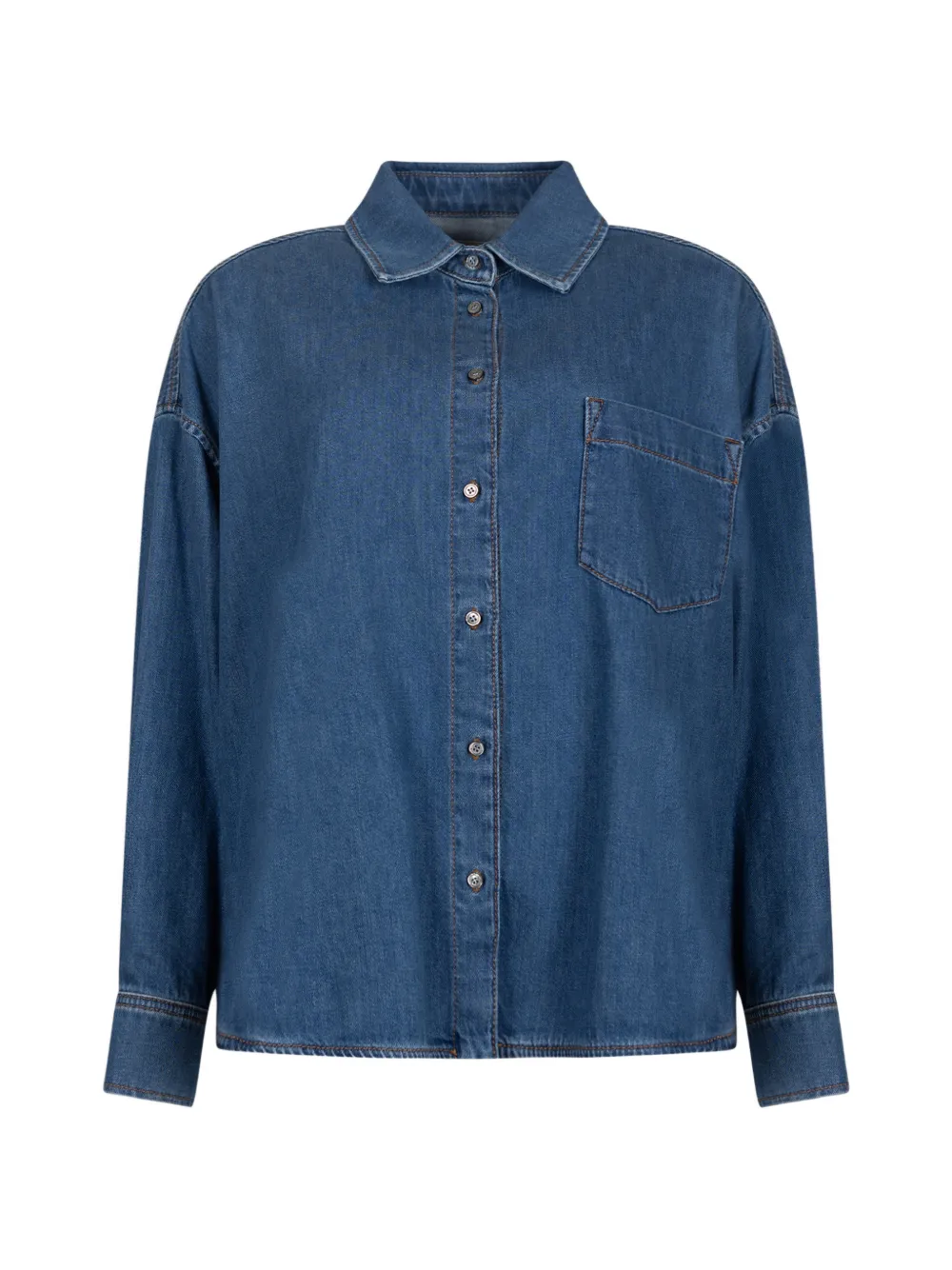 Weekend Max Mara collared pocket shirt - Blu