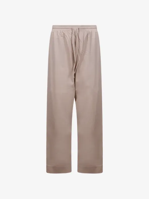 Weekend Max Mara pantalones con cordones en la pretina
