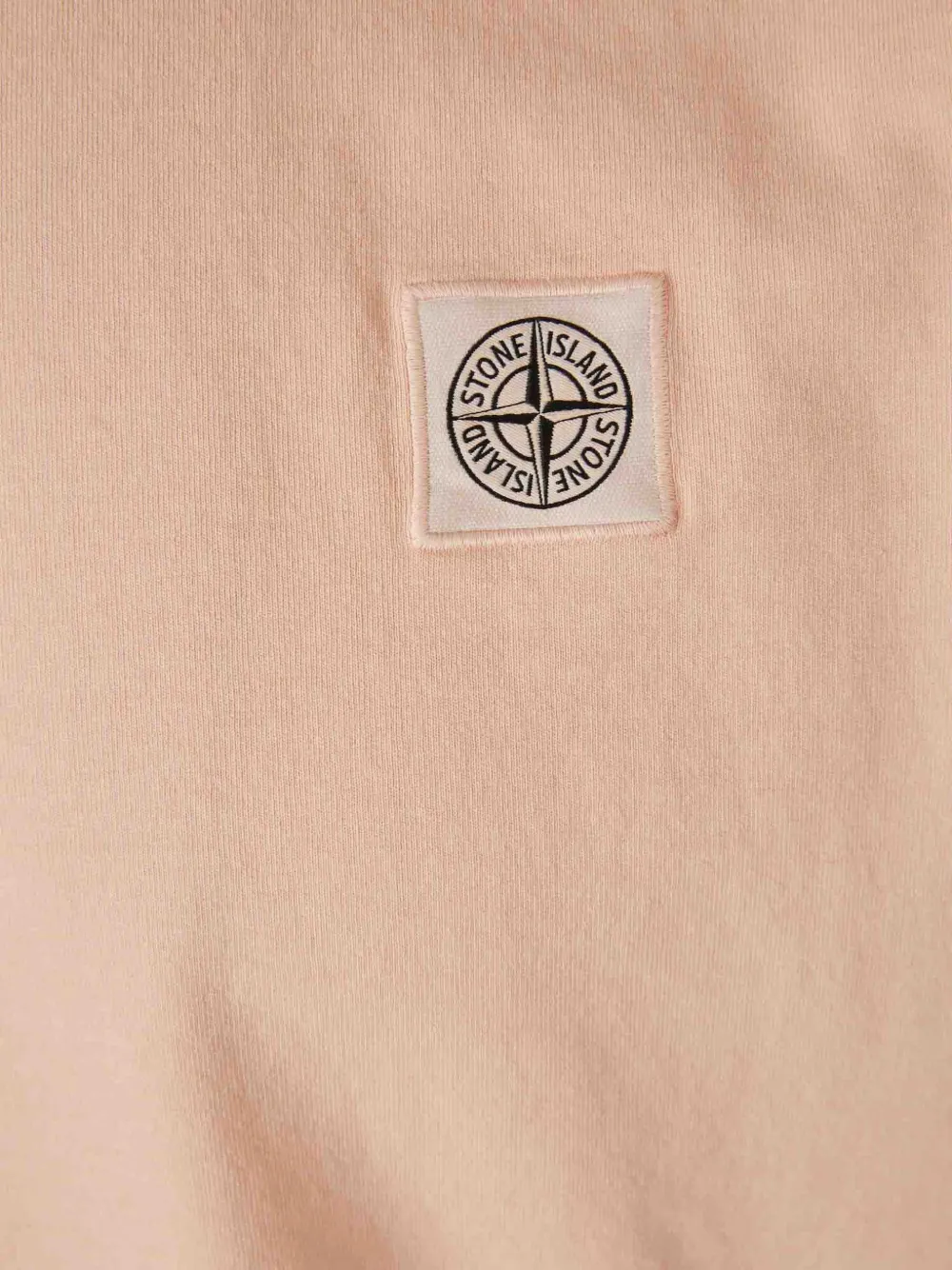 Stone Island T-shirt met Compass-logopatch Roze