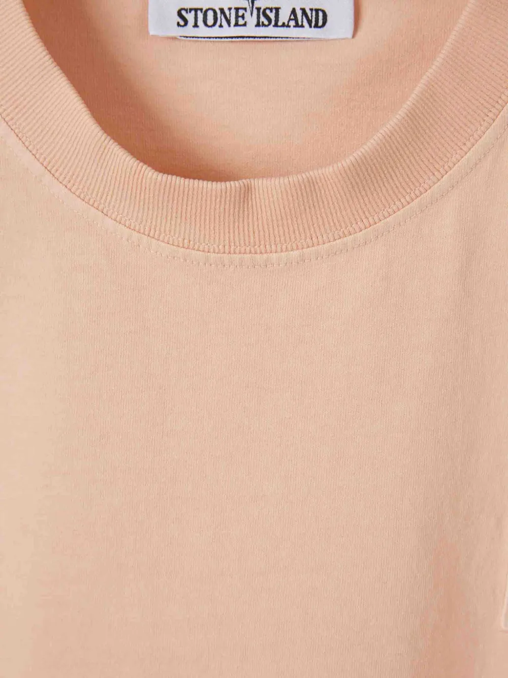 Stone Island T-shirt met Compass-logopatch Roze