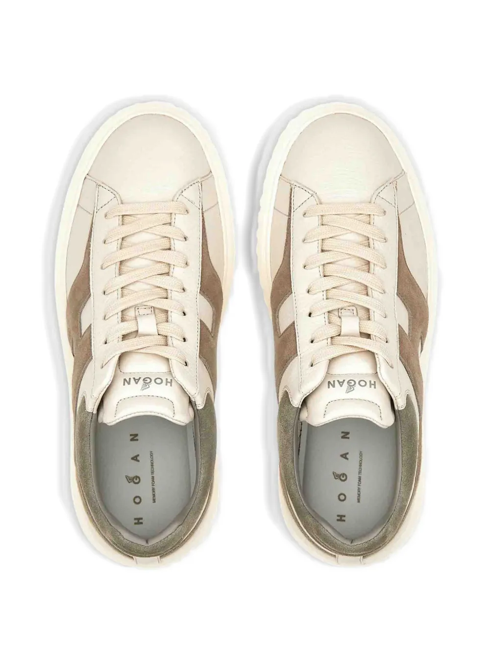 Hogan H-Stripes sneakers Beige