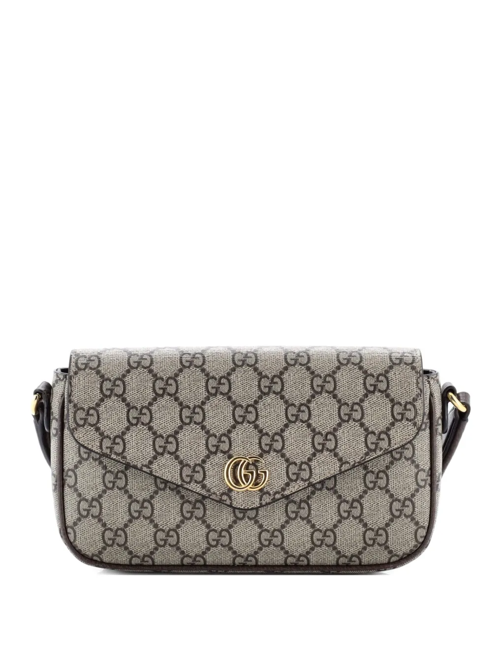 Gucci Pre-Owned Ophidia Envelope Flap GG Coated Canvas Mini shoulder bag - Marrone