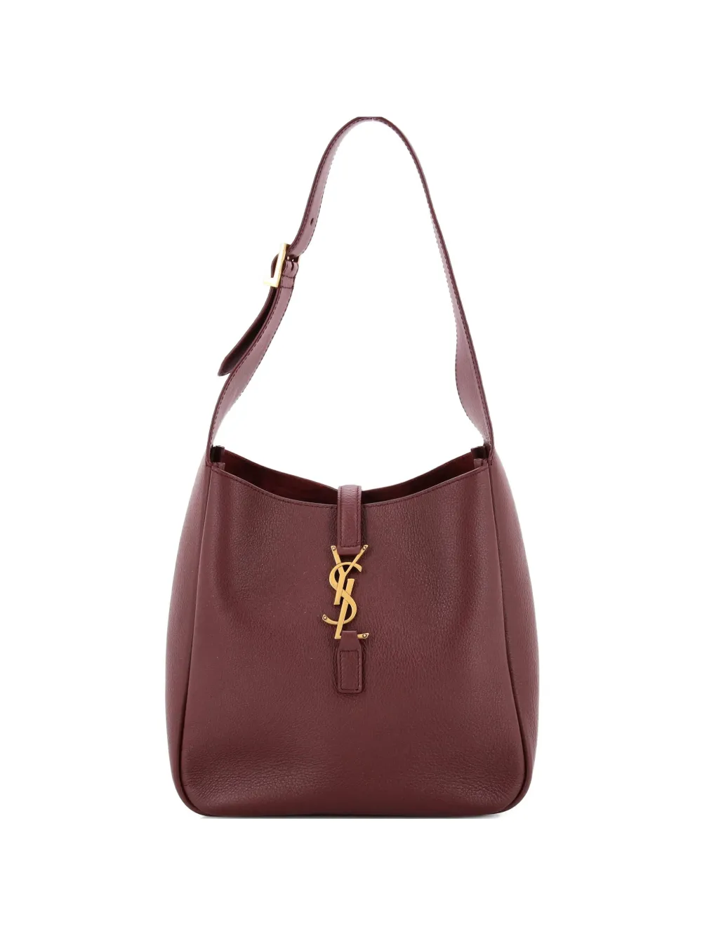 Saint Laurent Pre-Owned Le 5 a 7 Supple Leather Small hobo bag - Rosso