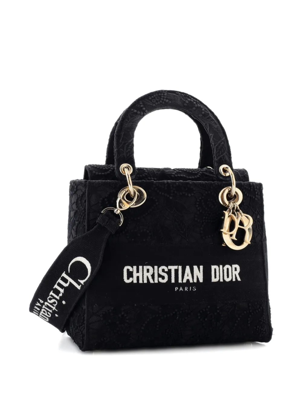 Christian Dior Pre-Owned レディ D‐ライト エンブロイダリー