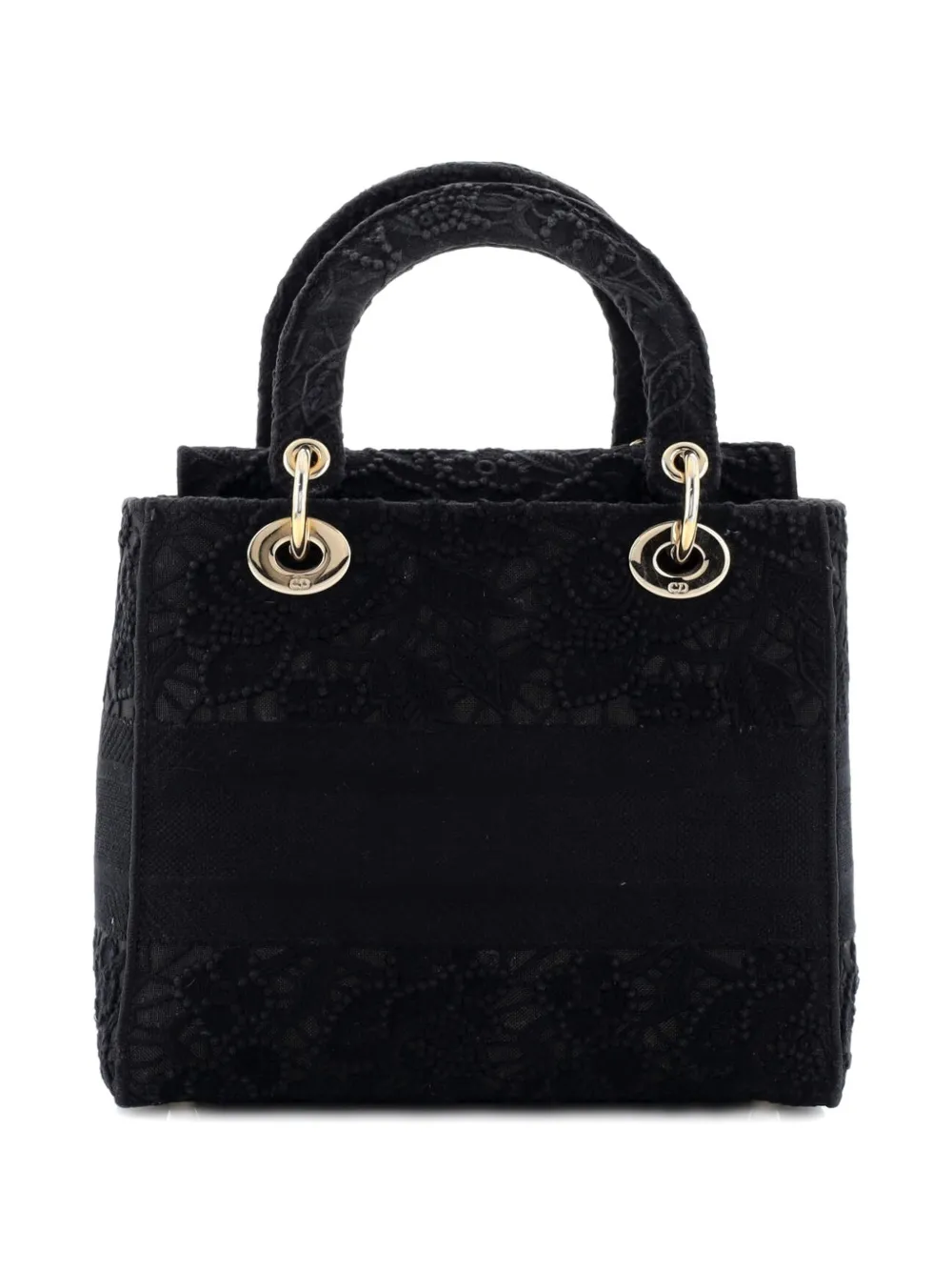 Christian Dior Pre-Owned Lady D-Lite Bag Embroidery With Macrame