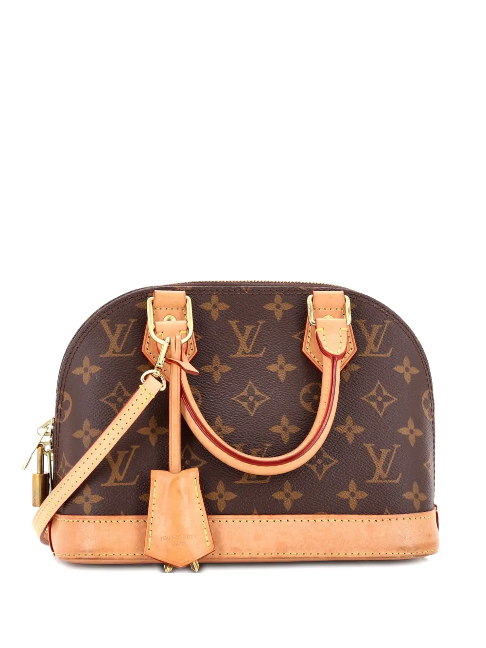 Louis Vuitton Pre-Owned Alma Handbag Monogram Canvas BB crossbody bag - Marrone