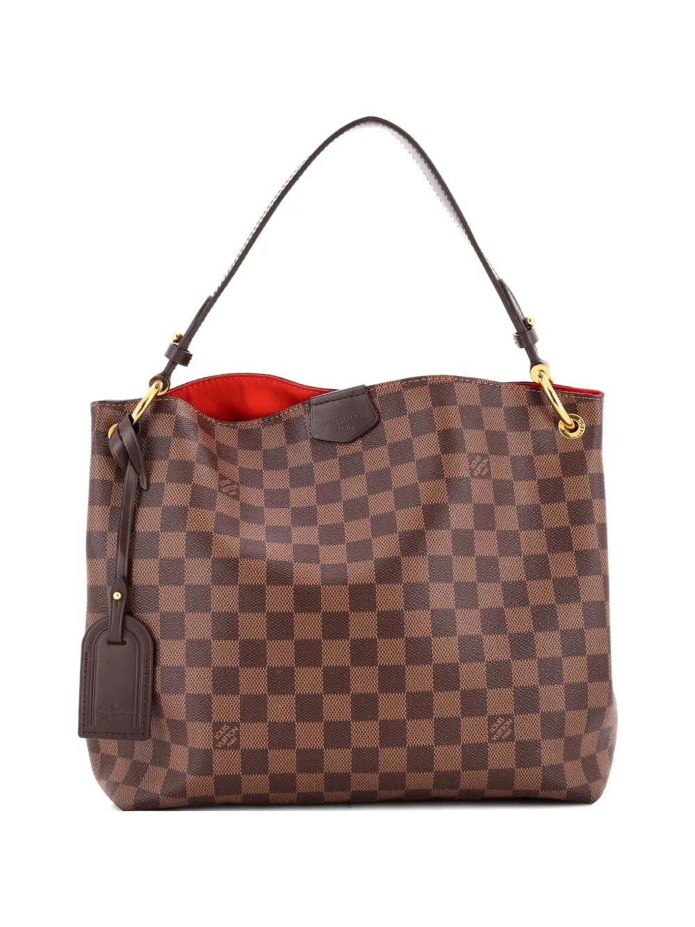 Louis Vuitton Pre-Owned Graceful Handbag Damier PM hobo bag - Marrone