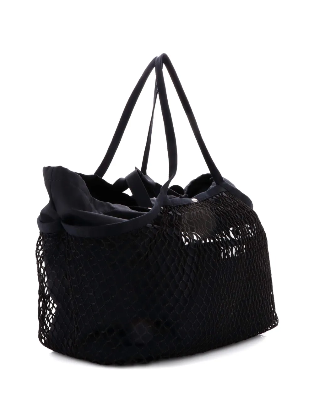 24/7 Drawstring Mesh And Canvas Medium Tote Bag