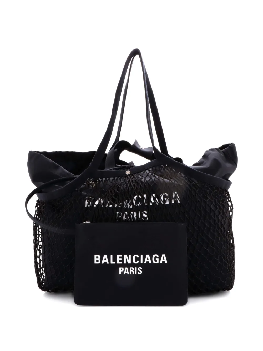 24/7 Drawstring Mesh And Canvas Medium Tote Bag