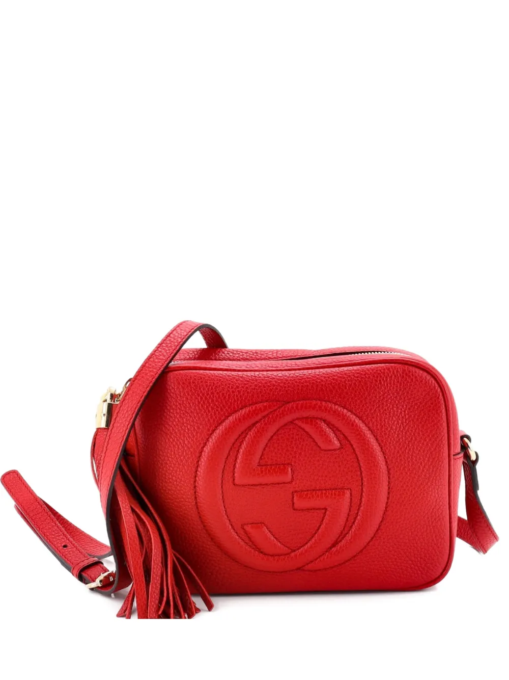 Gucci Pre-Owned Soho Disco Leather Small crossbody bag - Rosso