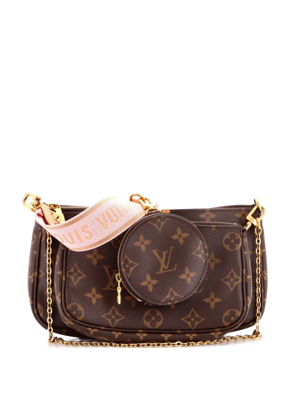 Louis Vuitton Pre-Owned Multi Pochette Accessoires Monogram Canvas crossbody bag - Marrone