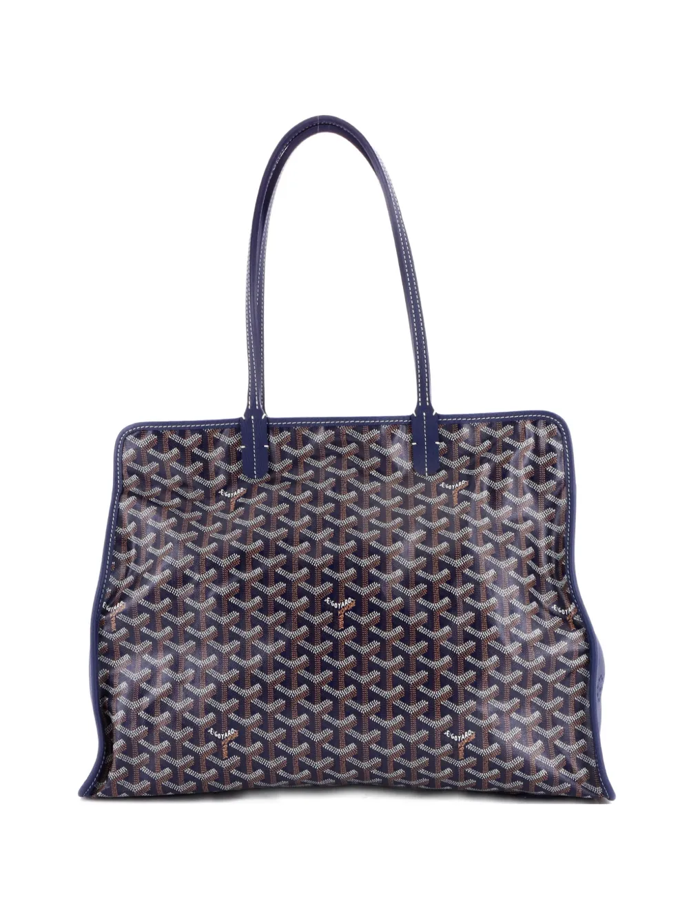 Goyard Pre-Owned Hardy Pet Carrier Coated Canvas PM tote bag - Blu