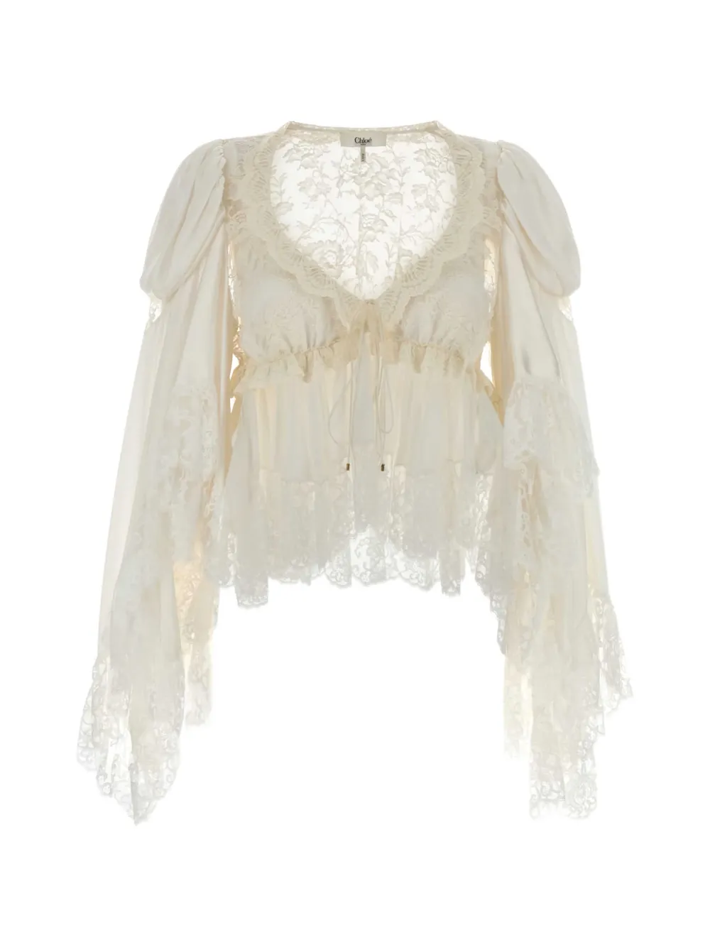 Chloé Blusa a fiori - Bianco