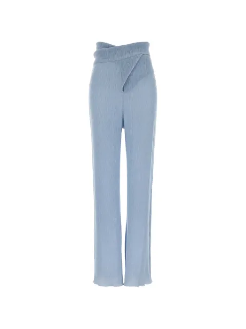 Magda Butrym draped wrap trousers