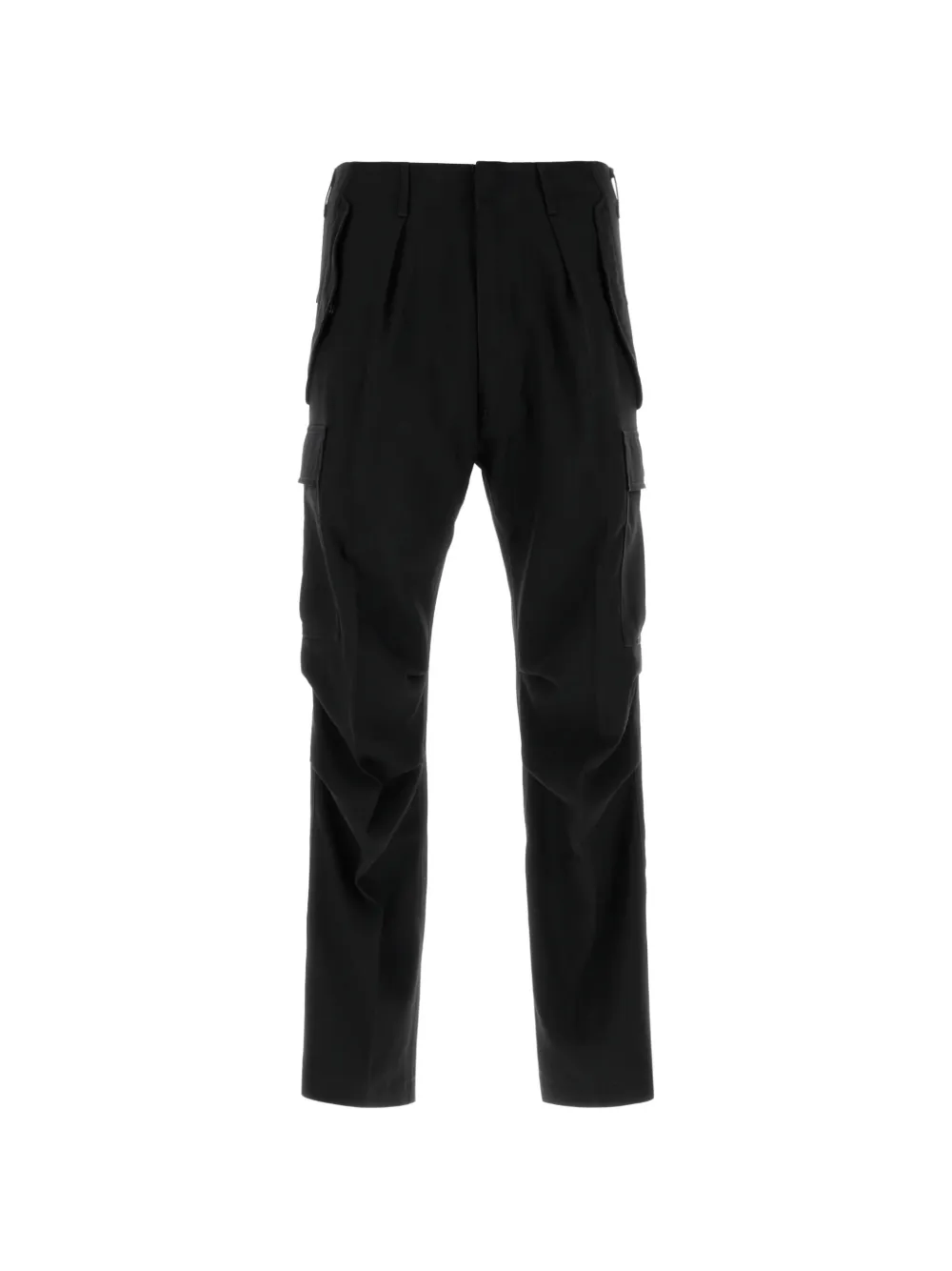 TOM FORD pleat-detail cargo trousers - Nero
