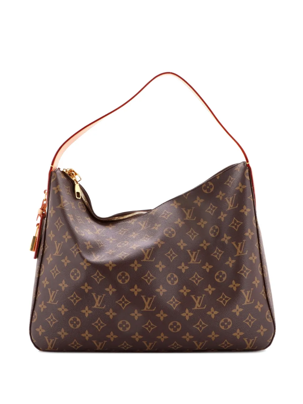 Louis Vuitton Pre-Owned Slouchy Handbag Monogram Canvas MM hobo bag - Marrone
