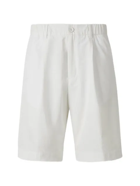 Herno textured pleat shorts