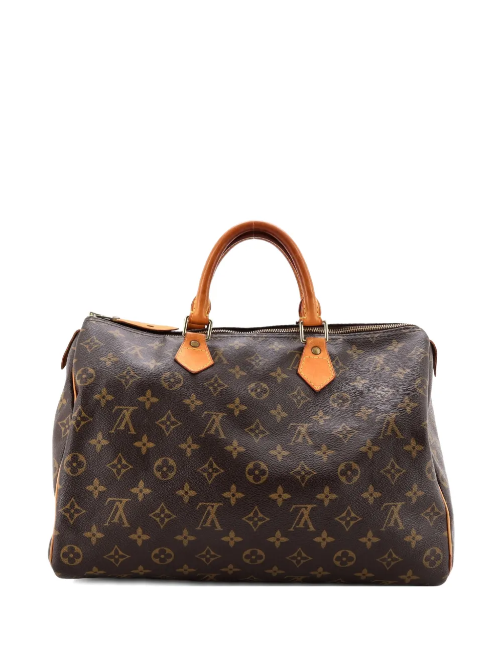 Louis Vuitton Pre-Owned Speedy Handbag Monogram Canvas 35 satchel - Marrone