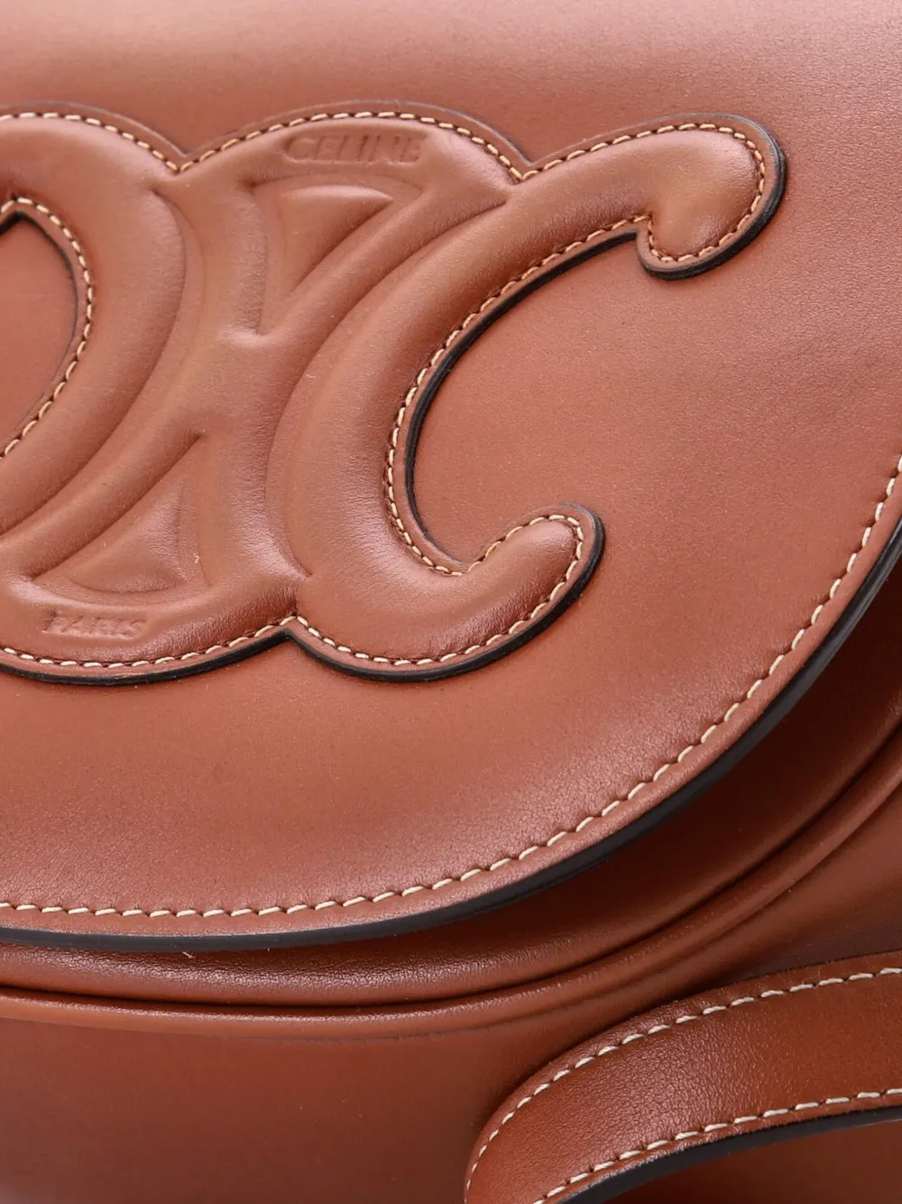 Cuir Triomphe Folco Bag Leather Crossbody Bag
