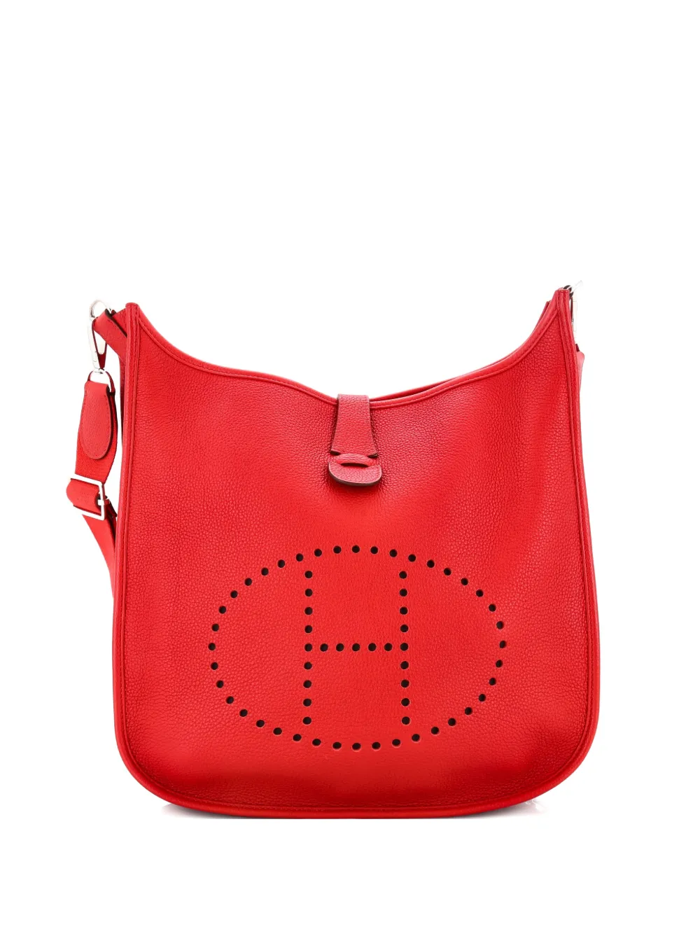 Hermès Pre-Owned Evelyne Bag Gen III Clemence GM crossbody bag - Red