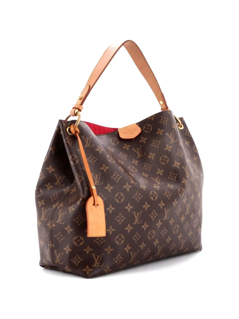 Louis Vuitton Pre-Owned Graceful Handbag Monogram Canvas MM hobo bag - Marrone