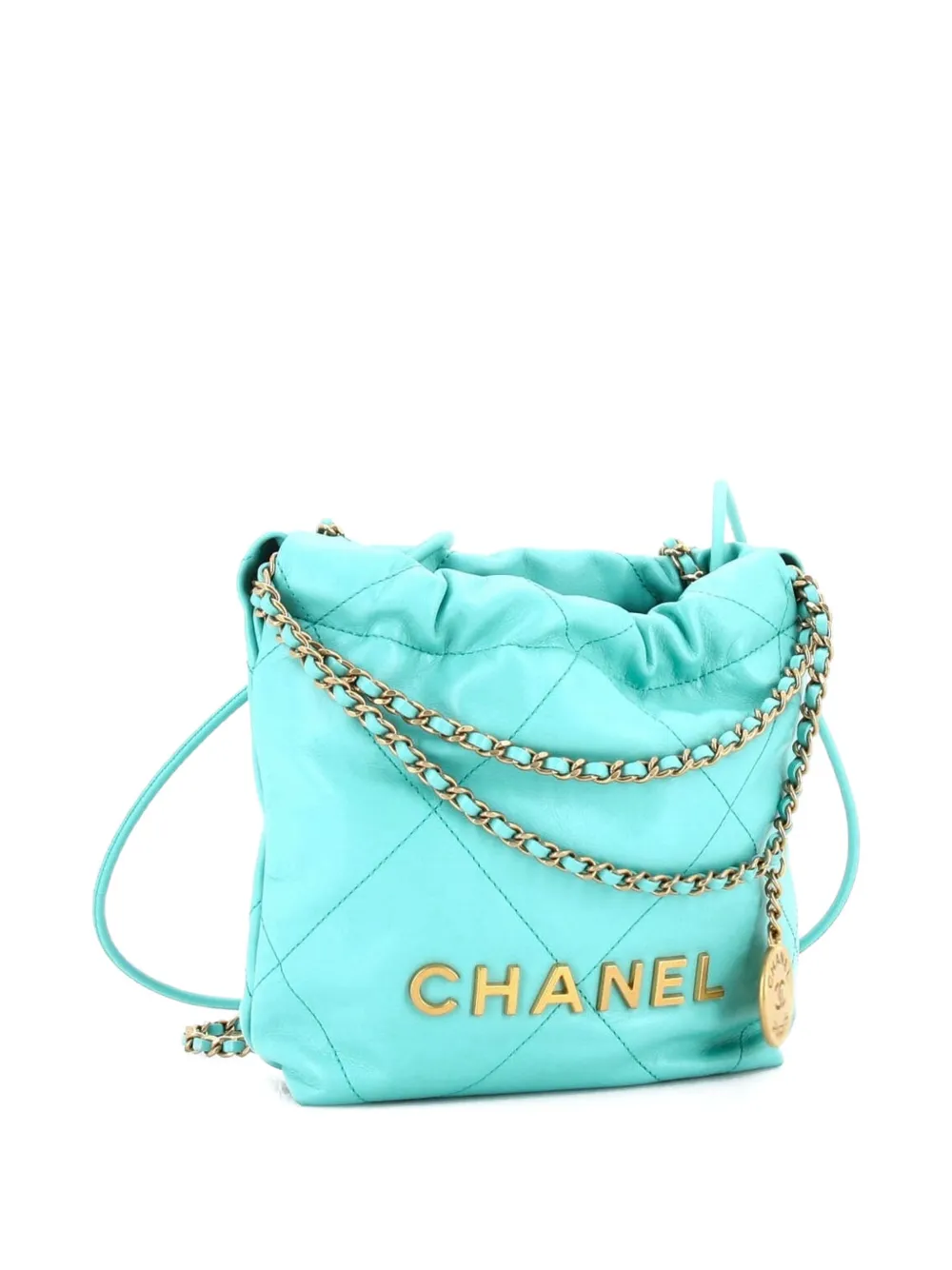 22 Chain Hobo Quilted Calfskin Mini Crossbody Bag