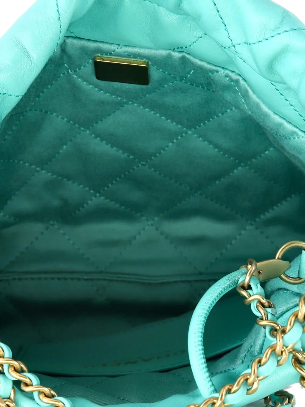 22 Chain Hobo Quilted Calfskin Mini Crossbody Bag