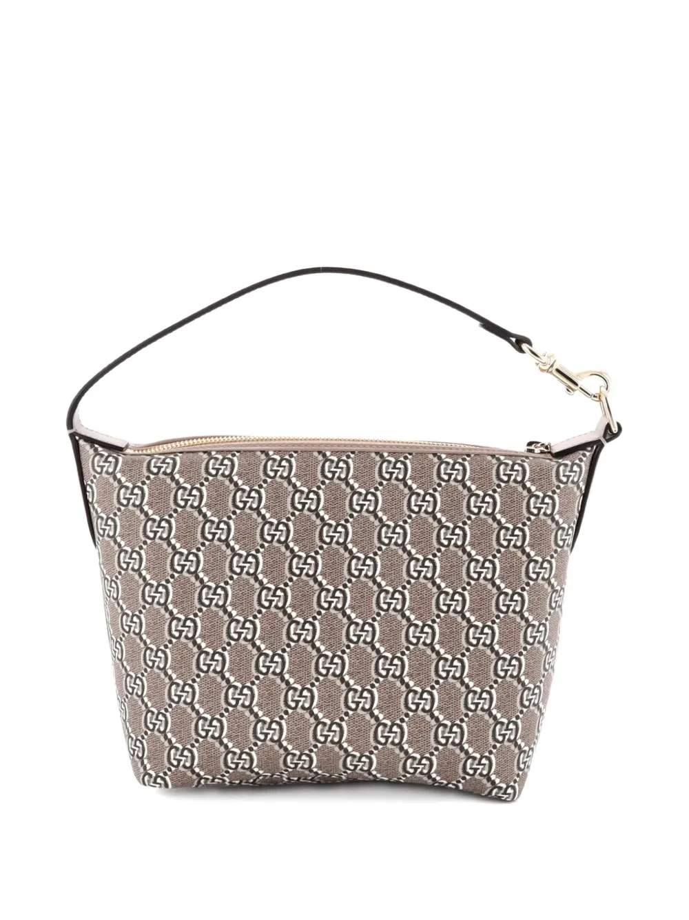 Ophidia Zip Shoulder Bag Gg Shadow Coated Canvas Super Mini Hobo Bag