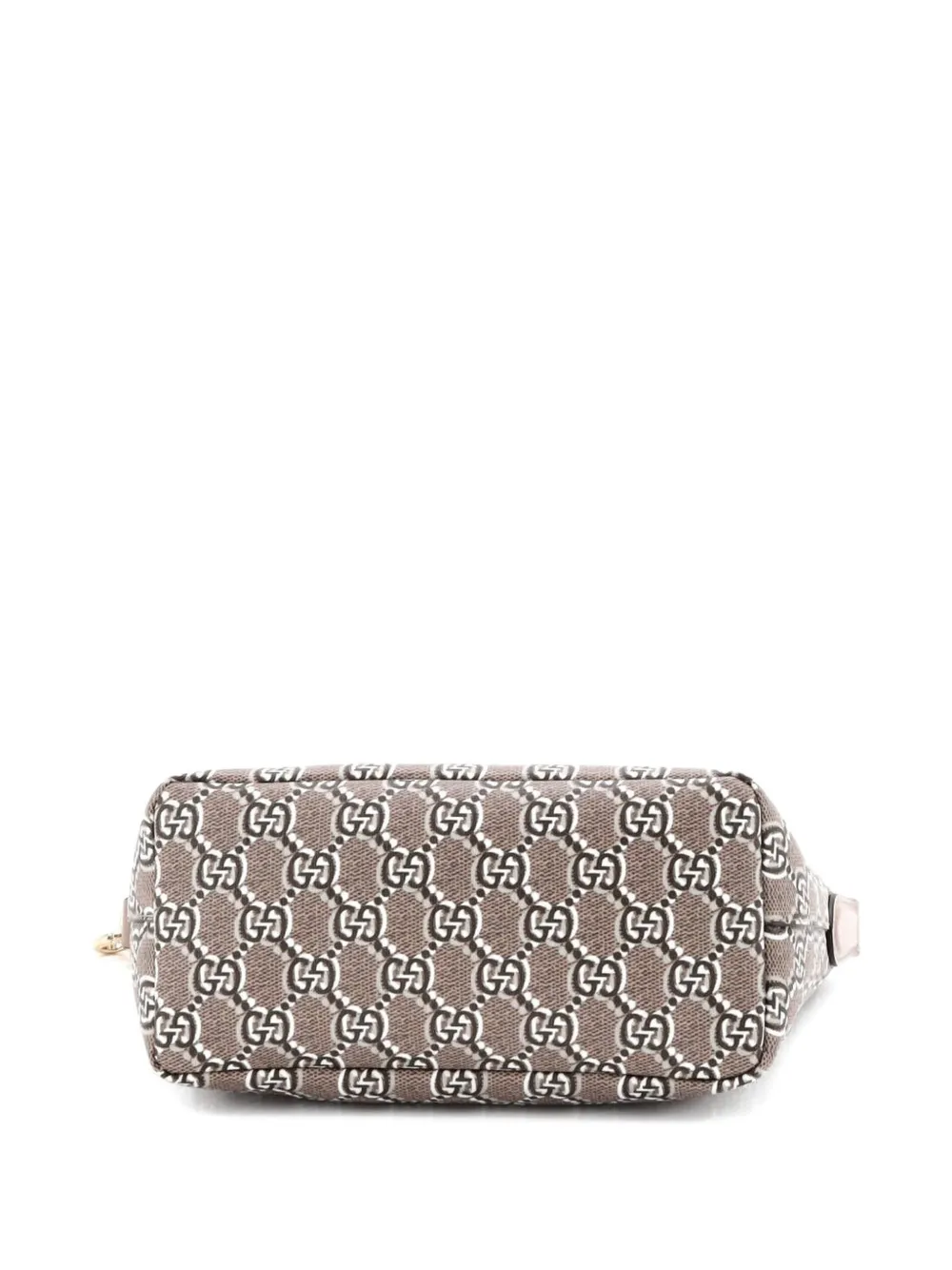 Ophidia Zip Shoulder Bag Gg Shadow Coated Canvas Super Mini Hobo Bag