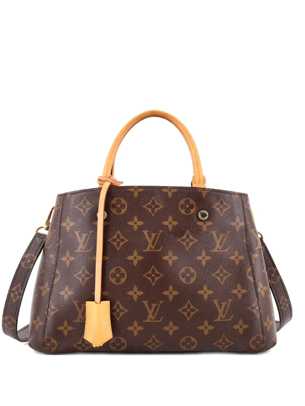 Louis Vuitton Pre-Owned Montaigne Handbag Monogram Canvas BB satchel - Marrone