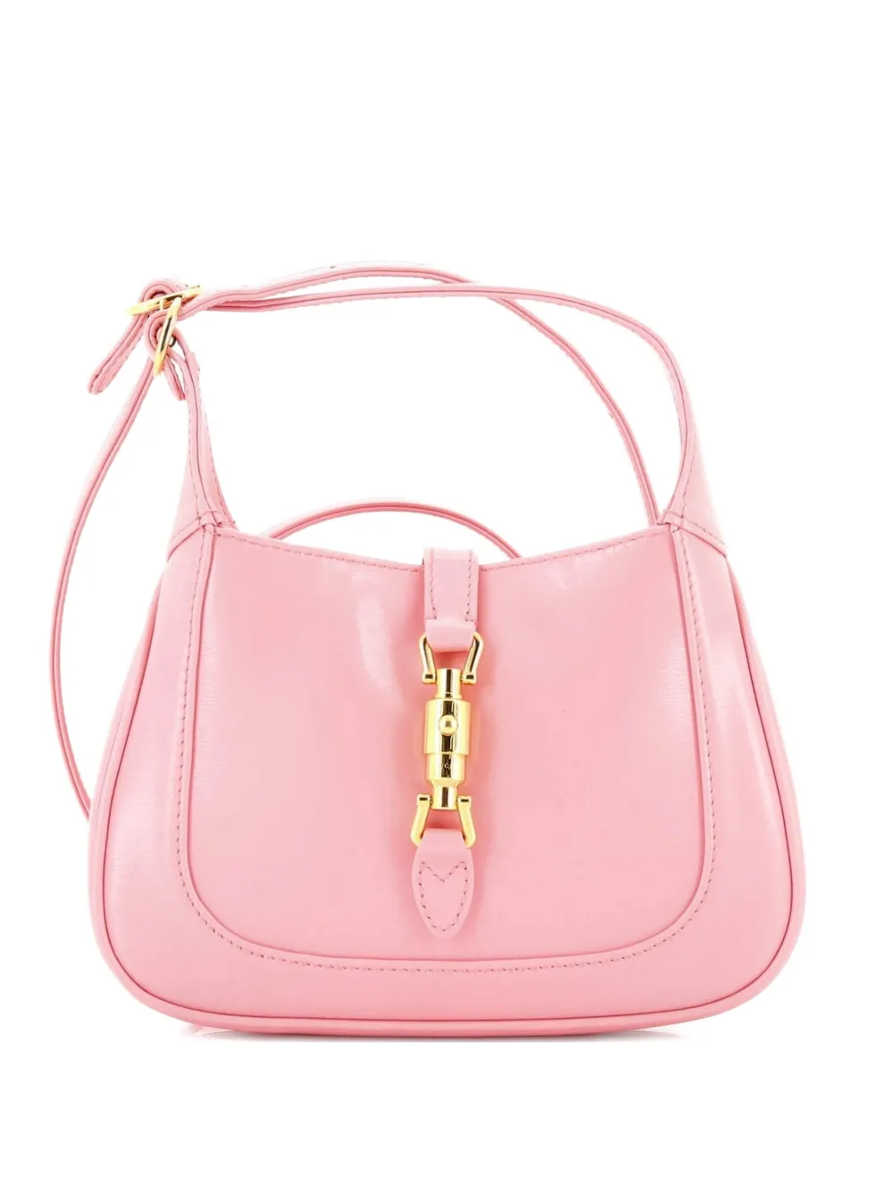 Gucci Pre-Owned Jackie 1961 Leather Mini hobo bag - Rosa