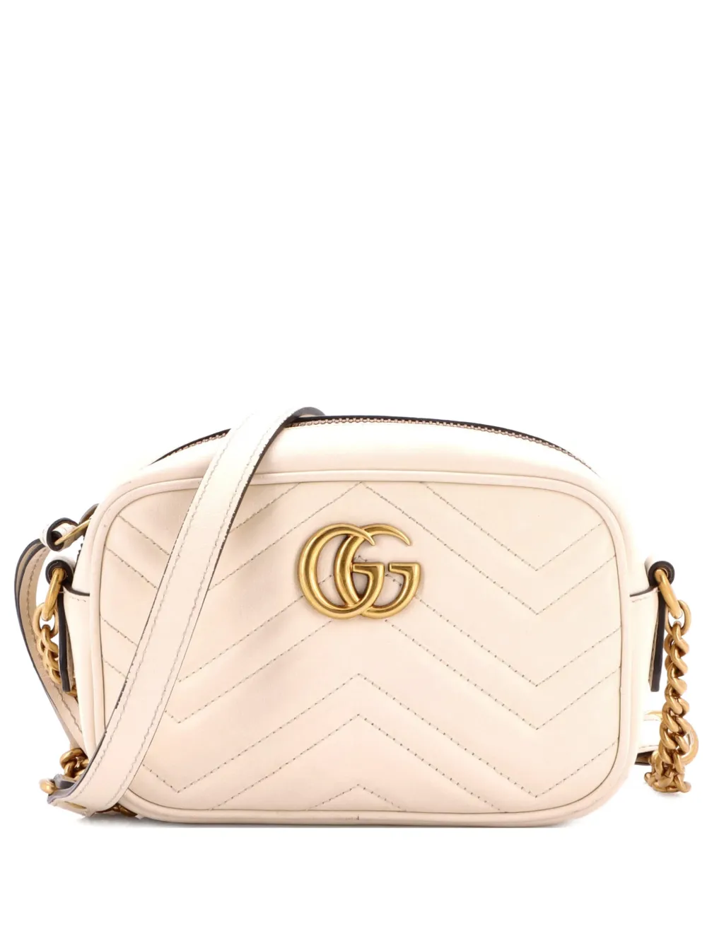 Gucci Pre-Owned GG Marmont Shoulder Bag Matelasse Leather Mini crossbody bag - Toni neutri