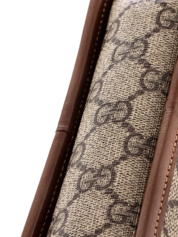 Gucci Pre-Owned Interlocking G Patch Camera Bag GG Coated Canvas