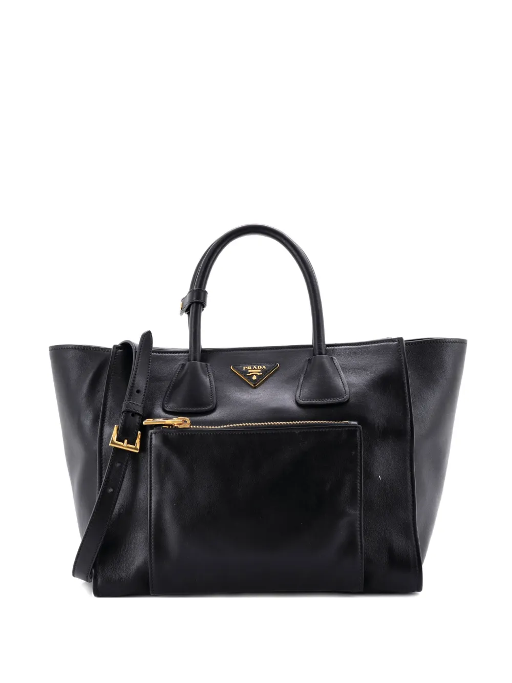 Prada Pre-Owned Front Pocket Wing Convertible Soft Calf tote bag - Nero