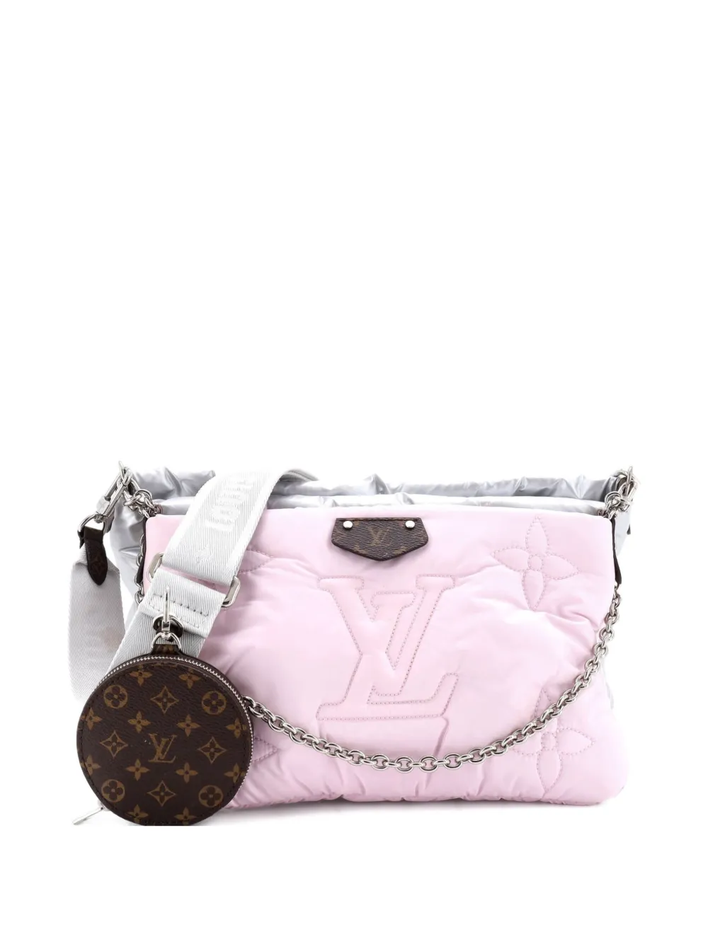 Louis Vuitton Pre-Owned Maxi Multi Pochette Accessoires Monogram Quilted Econyl Nylon crossbody bag - Rosa