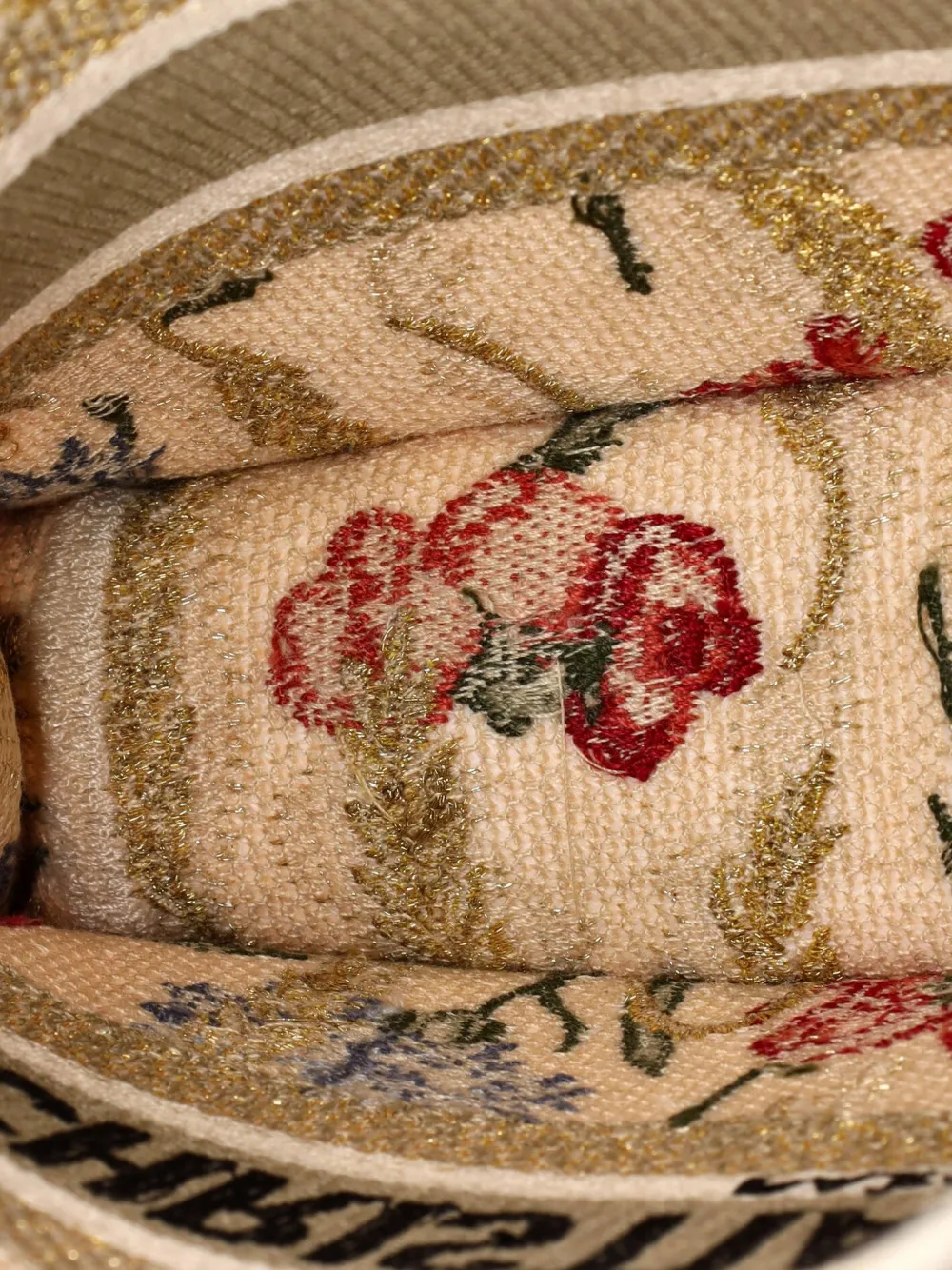 Book Embroidered Canvas Mini Tote Bag